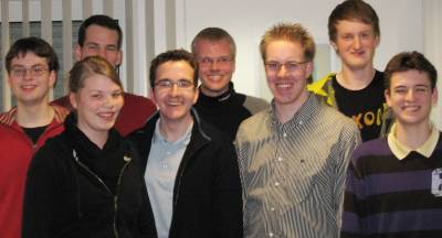 Der JU-Vorstand 2009 mit Kreisvorsitzendem Christoph Wsker.